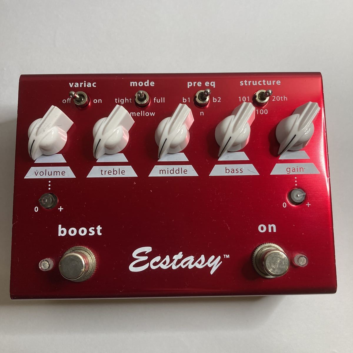 わなかった Bogner Ecstasy Red Pedal ボグナーエクスタシーレッドの