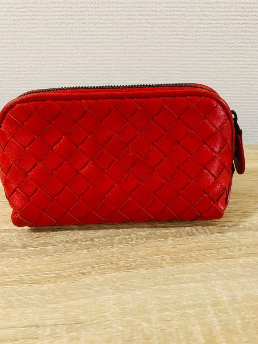 ボッテガヴェネタ BOTTEGA VENETA ミニポーチ ポーチ 小物入れ レザー