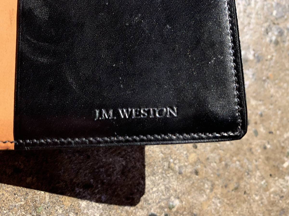 J.M.WESTON GRAND ANGLE Long Wallet ジェイエムウエストン グランタングル レザー長財布_画像5