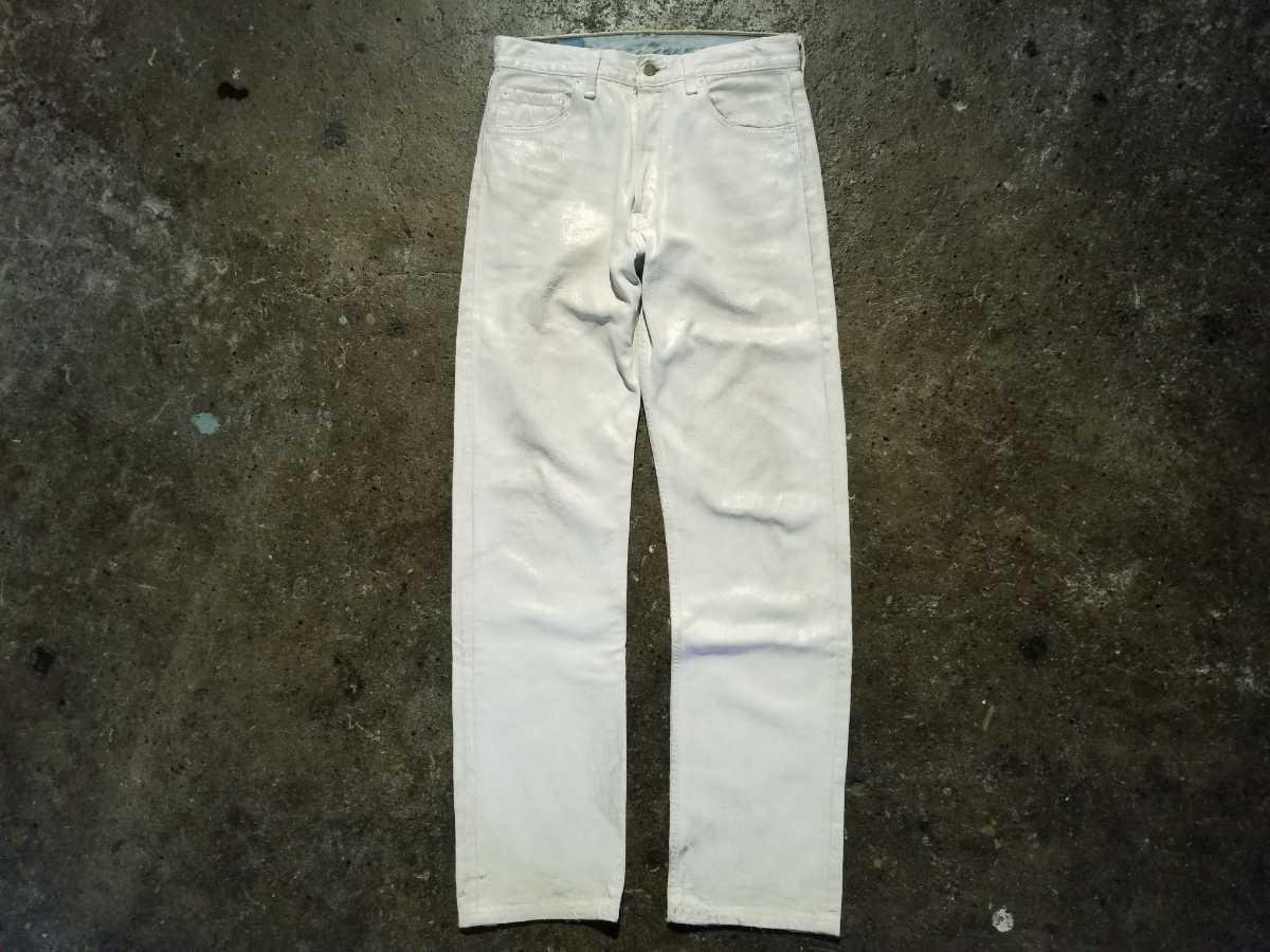 Martin Margiela 00s アーティザナル ペンキ加工 再構築デニムパンツ S