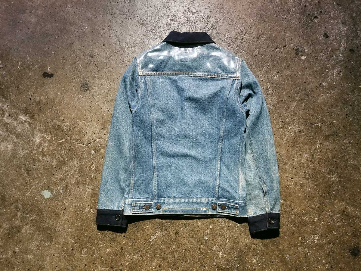 COMME des GARCONS 1989 青山SP 初期 LEVI'S 塩ビ 70506 USA製 デニムジャケット 80s コムデギャルソン リーバイス 再構築 vintage_画像2