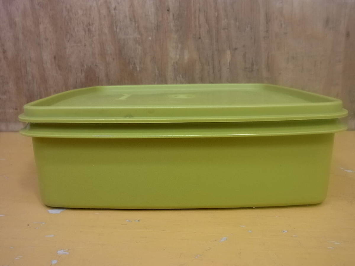 □Yg/254☆タッパーウェア Tupperware☆角型保存容器☆中古品_画像9