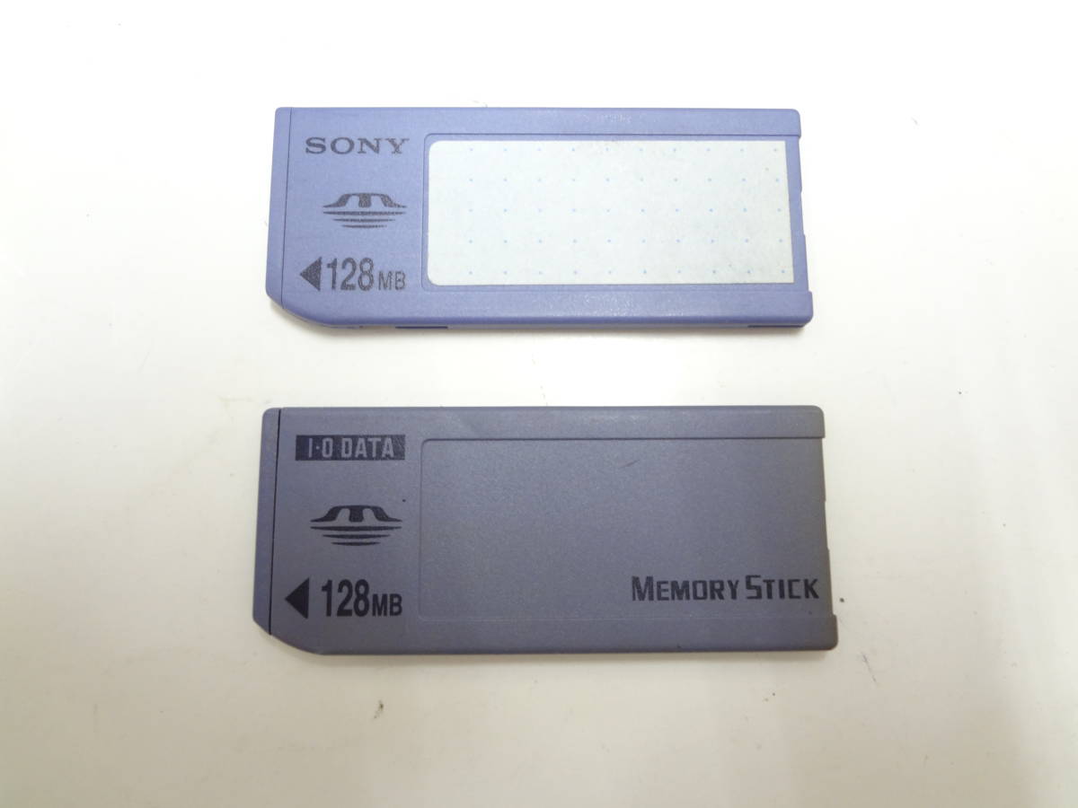 SONY　MEMORY STICK　128MB　２枚セット　中古動作品