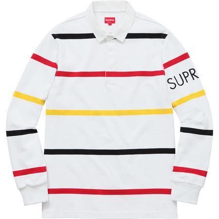 Supreme Striped Rugby 16AW www.jcgroupglobal.com