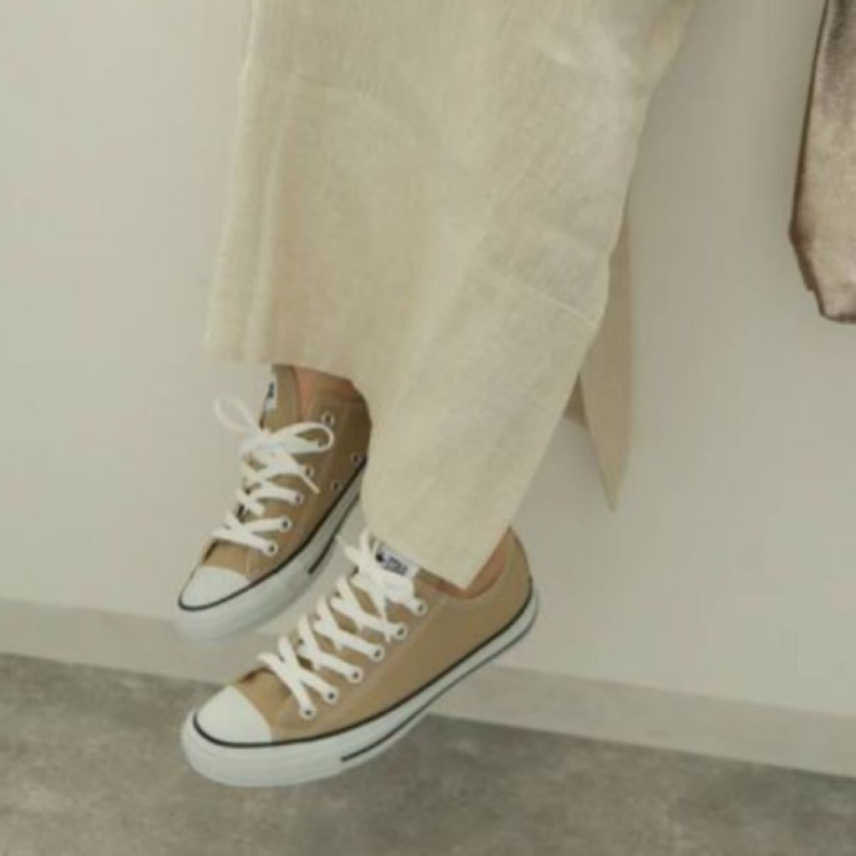 CONVERSE  CANVAS ALL STAR COLORS OX ベージュ　24.5