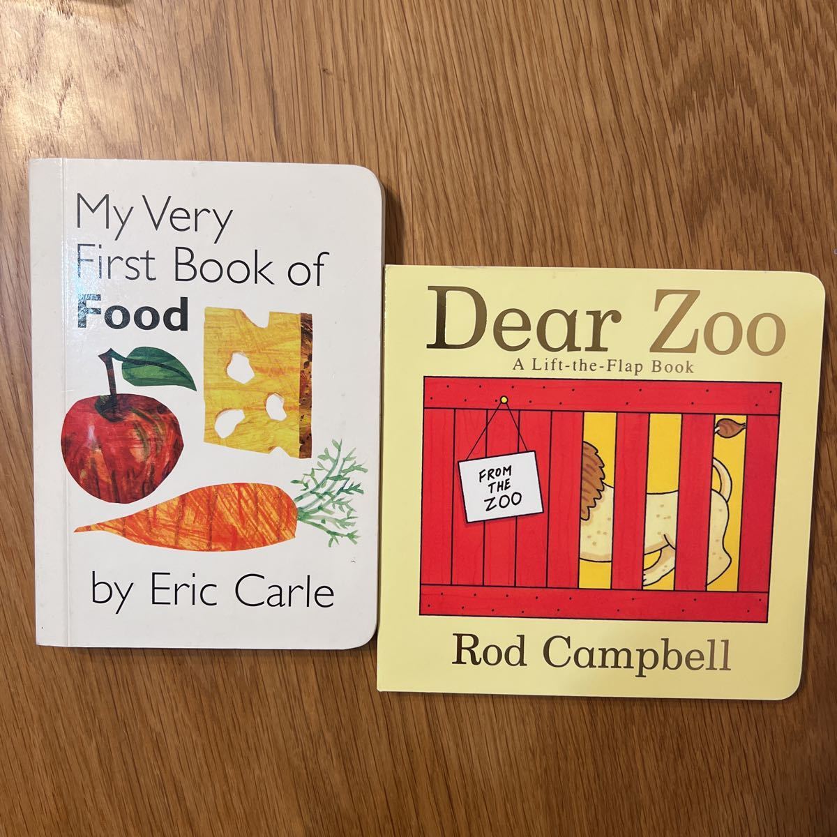【洋書しかけ絵本】Dear Zoo★My Very First Book of Food★ボードブック★2冊セット