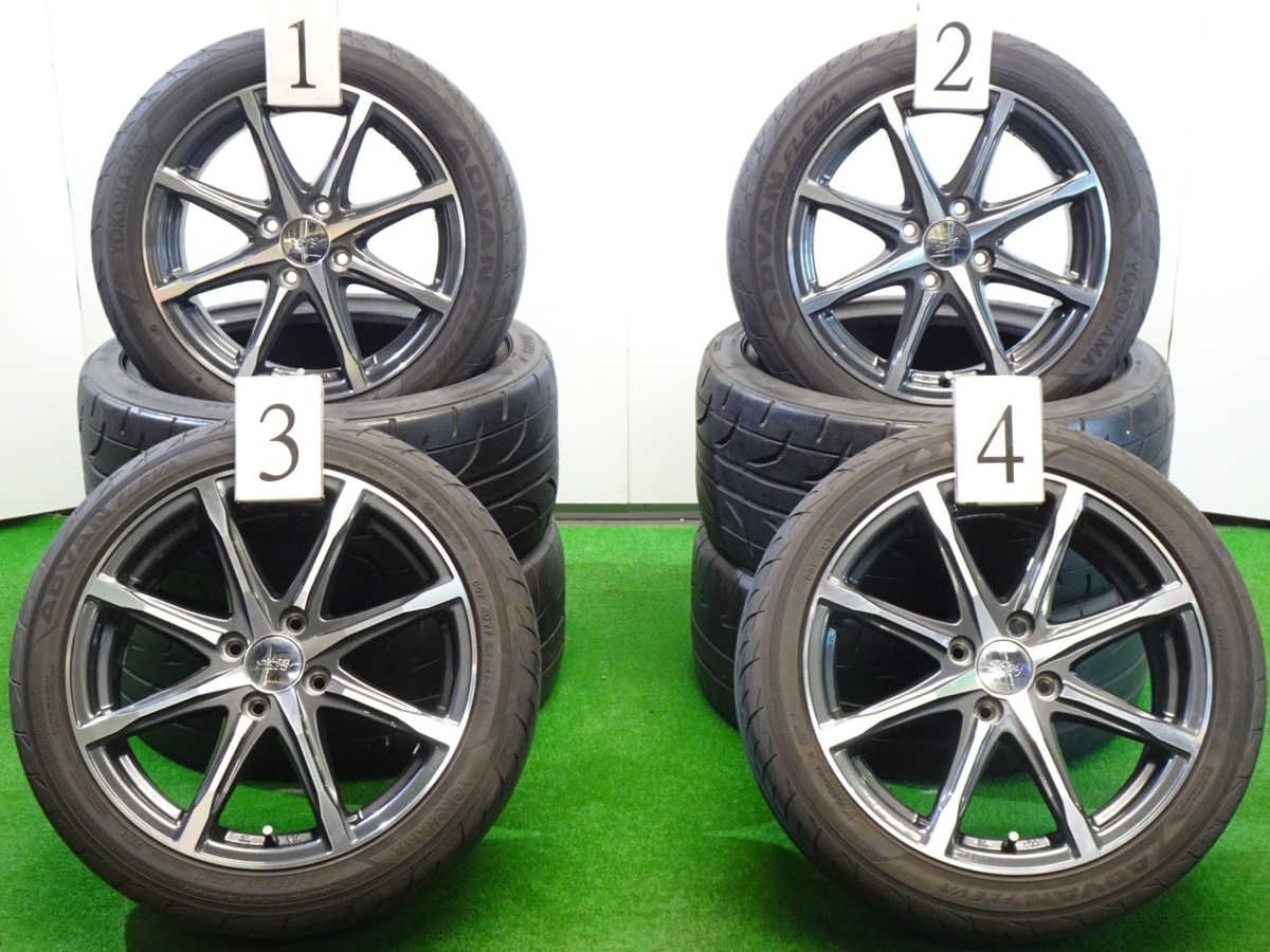4本 ホンダ S660 無限 MUGEN MD8 15インチ 5.5J +45 16インチ 6.5J +