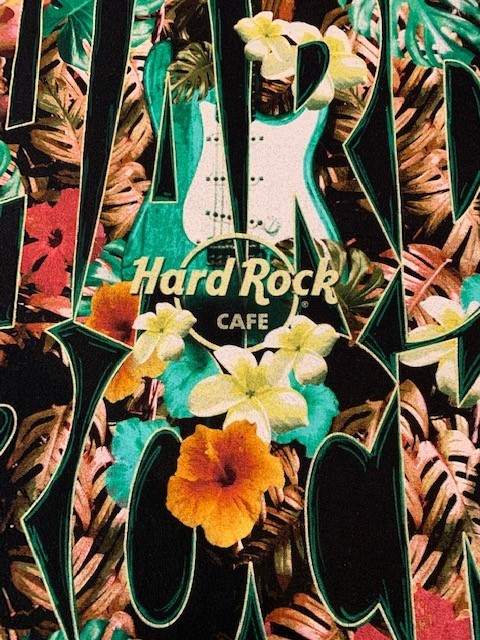 ★希少！ハードロックカフェ.Hard Rock CAFE.黒.UネックユーズドTシャツ.USA古着.サーフロック.西海岸ヴィンテージカリフォルニアスタイル_画像10