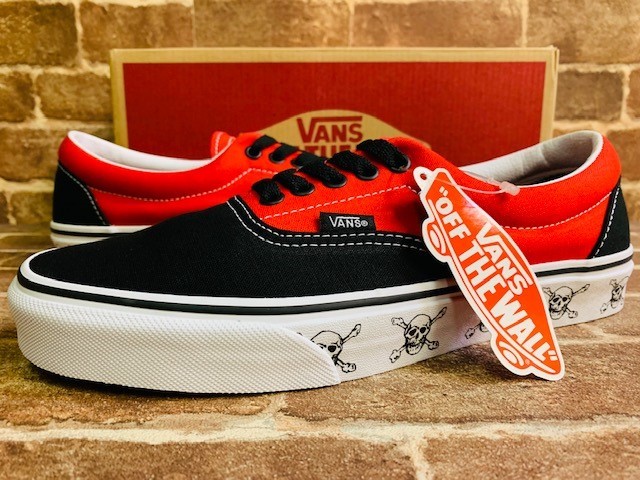 ★新品/USA企画！バンズ.VANS.スカル柄.エラ.ERA.箱付き.スニーカー.26,5cm.ルードロックサーフ.70年代ビンテージカリフォルニアスタイル/P_画像1