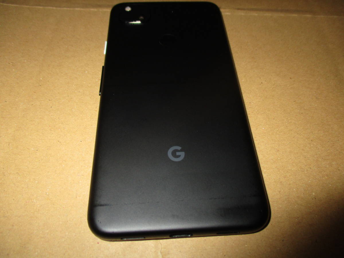 送料無料!Google Pixel 4a 128GB ブラック SIMフリー 正常動作品