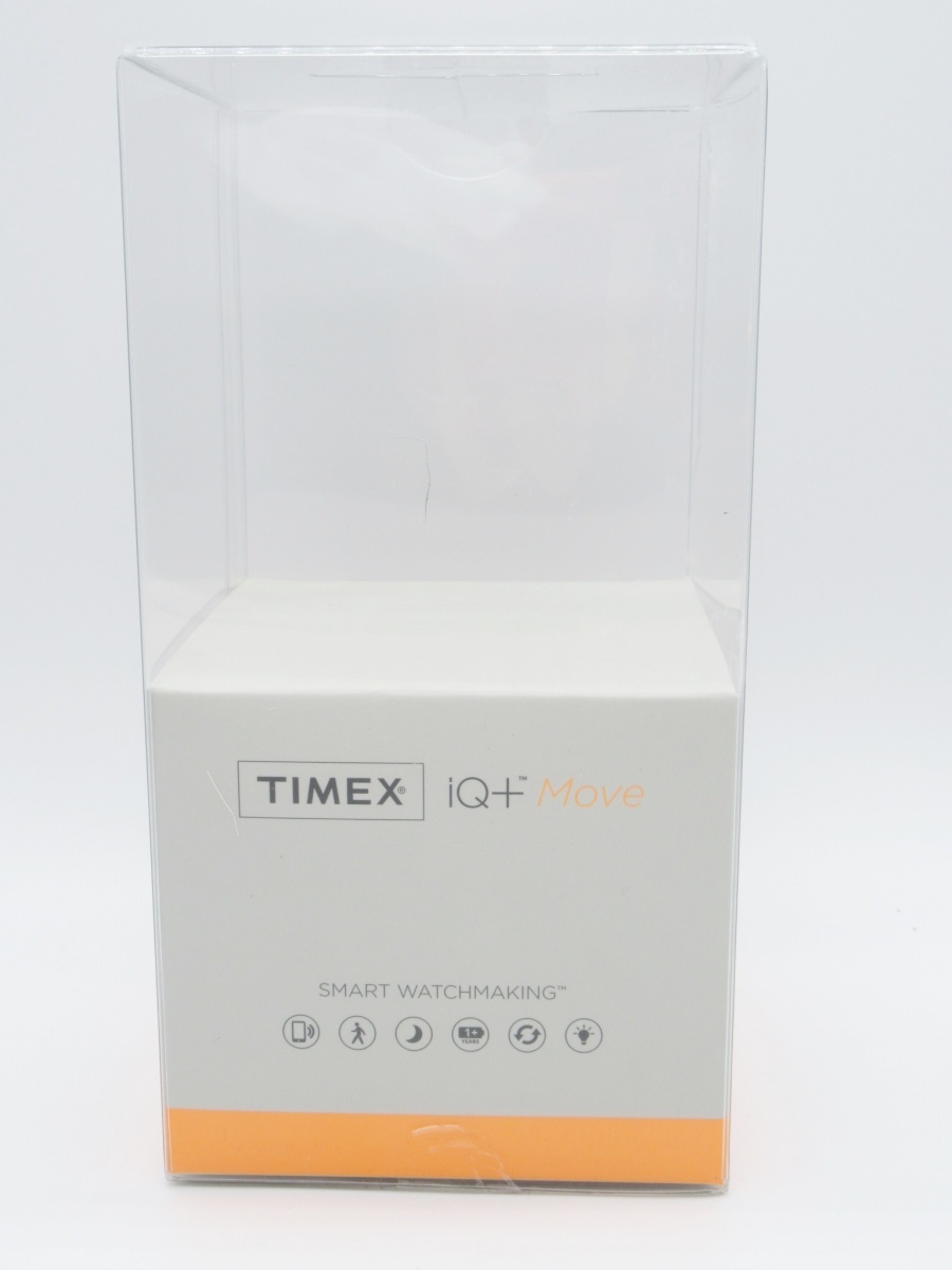タイメックス Timex iQ+Move スマートウォッチ レザーストラップ TWG013600 スタンド割れ 訳あり特価品 送料無料_画像8