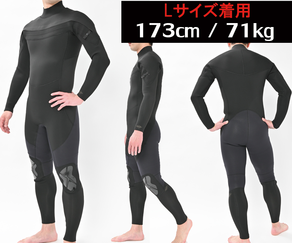 XLサイズ フルスーツ 3mm ロングチェストジップ 2022年モデル