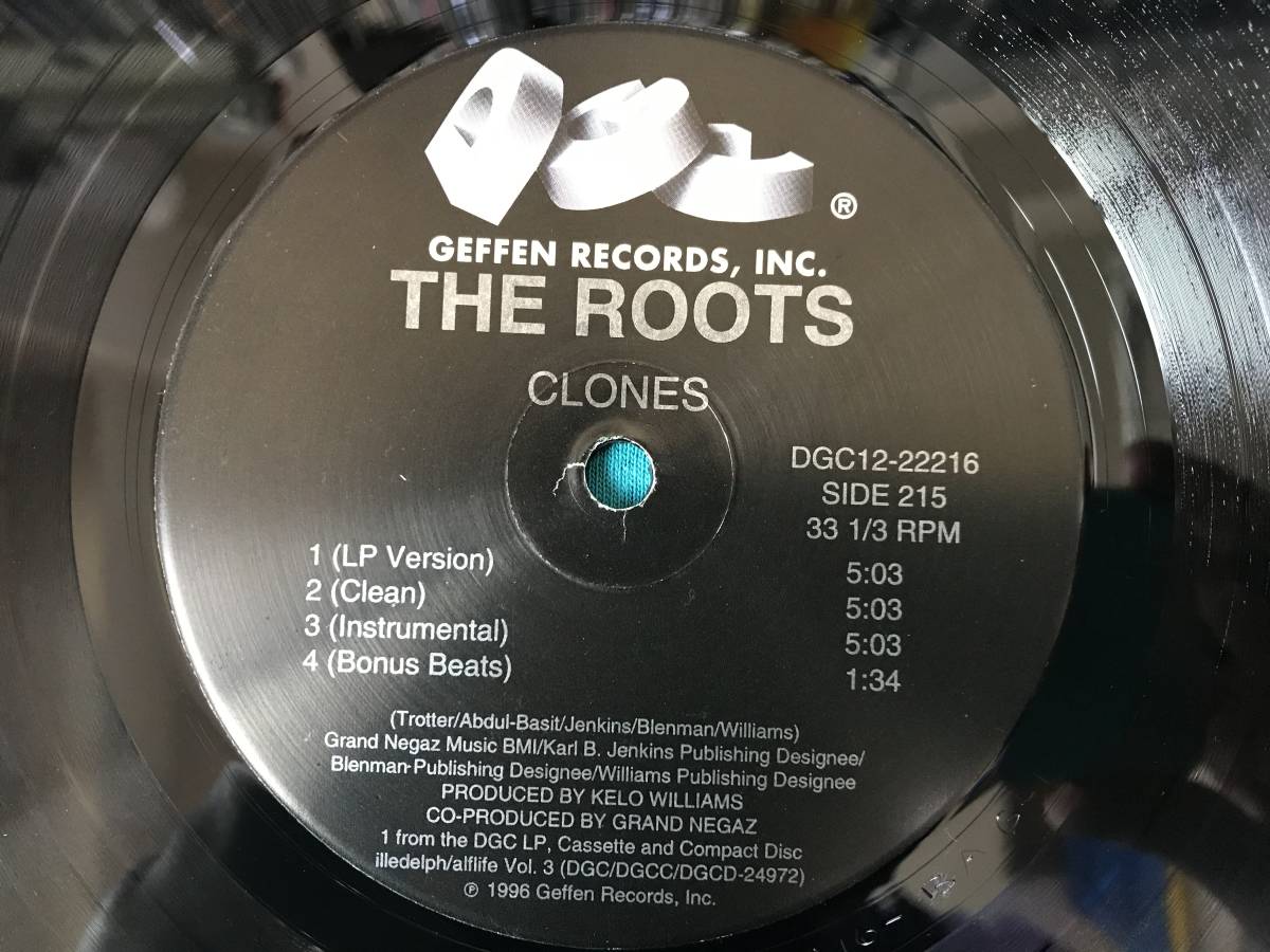 12”●The Roots Clones & Section US盤DGC12-22216_画像3