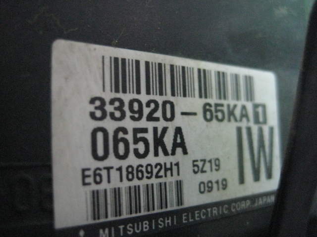 【56772-2131-2F5】MH21S ワゴンR　エンジンコンピューター　( K6A FX-Sリミテッド 2005年 寒冷地 Z7Tパール 100759km)_画像3