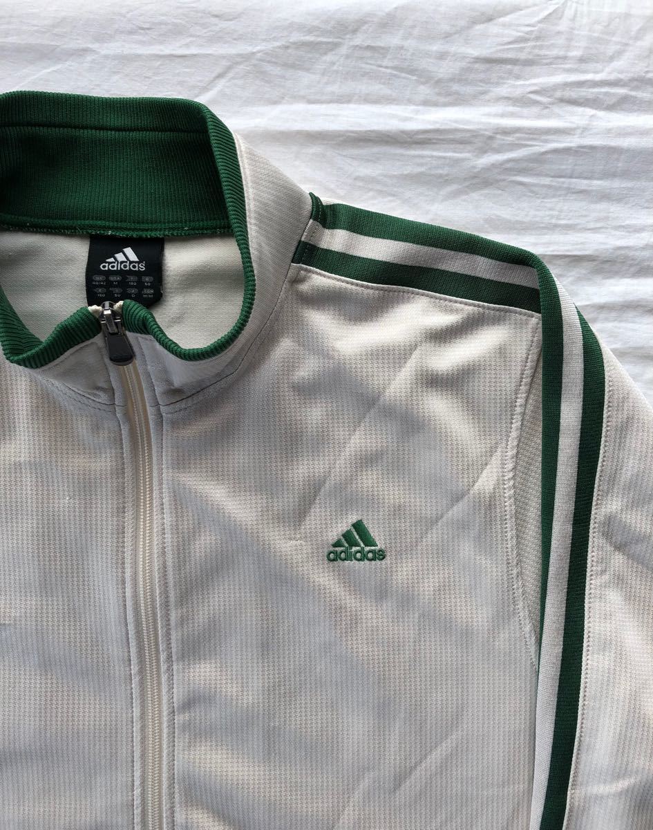 adidas】ジャージ オーバーサイズ ベージュ 緑 古着 高配色 オフ adidas】ジャージ オーバーサイズ ベージュ 緑 古着 高配色 オフ
