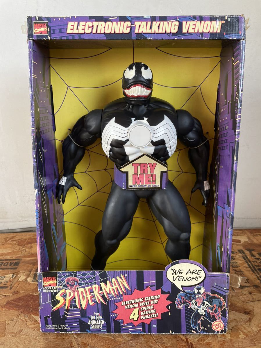  unused long-term keeping goods TOYBIZbenom electronic to- King figure ma- bell Spider-Man MARVEL VENOM American Comics big size 