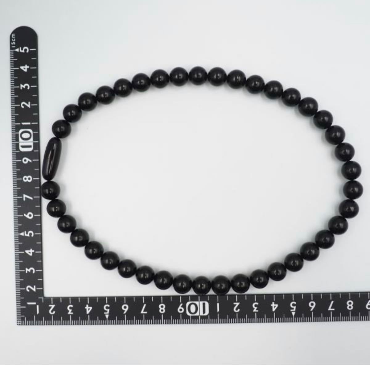  Showa Retro design necklace black 