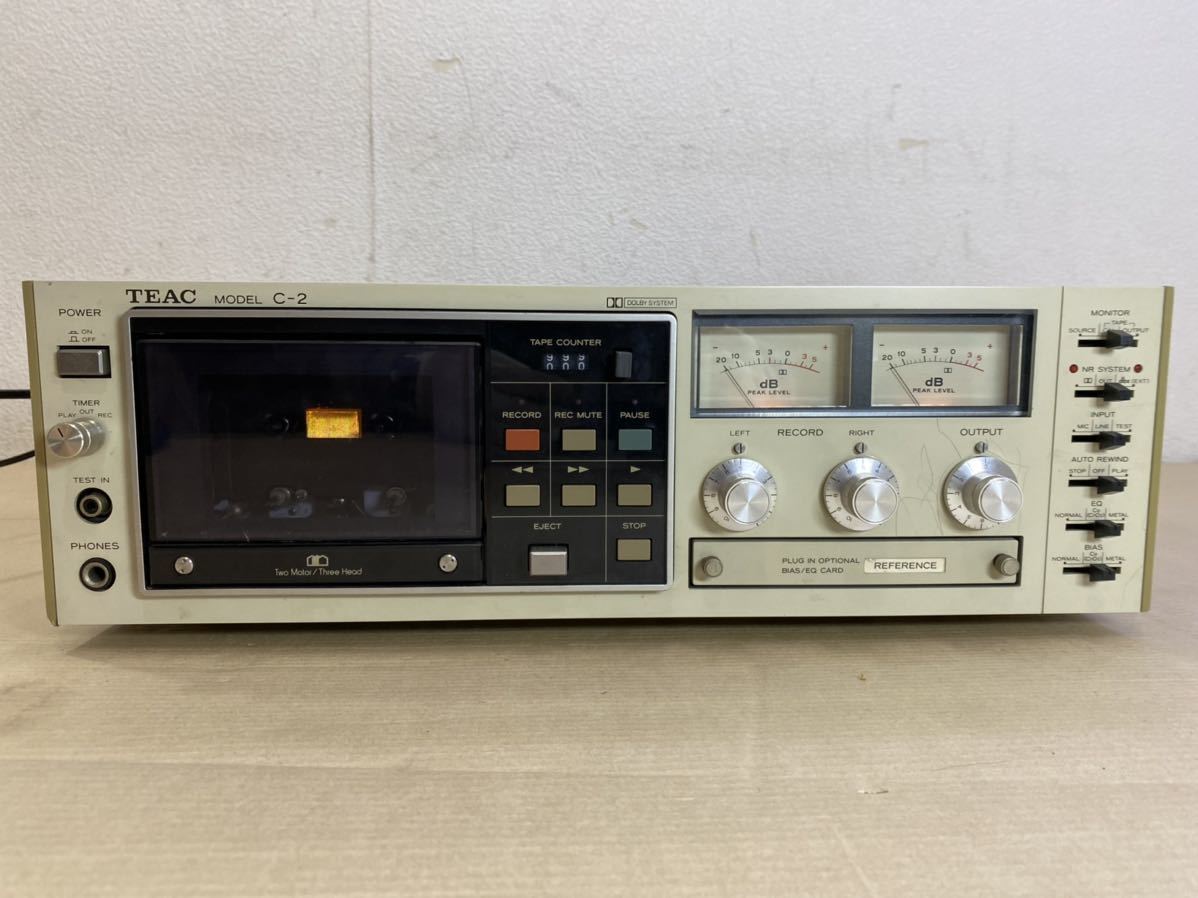 TEAC ティアック ステレオカセットデッキ C-2 オーディオ機器 lram-fgr.ma