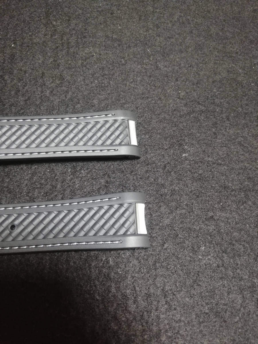 ナイロンラバーベルト 黒 オメガ OMEGA対応 交換用 スピード ナイロンラバーベルト 黒 オメガ OMEGA対応 交換用 スピード