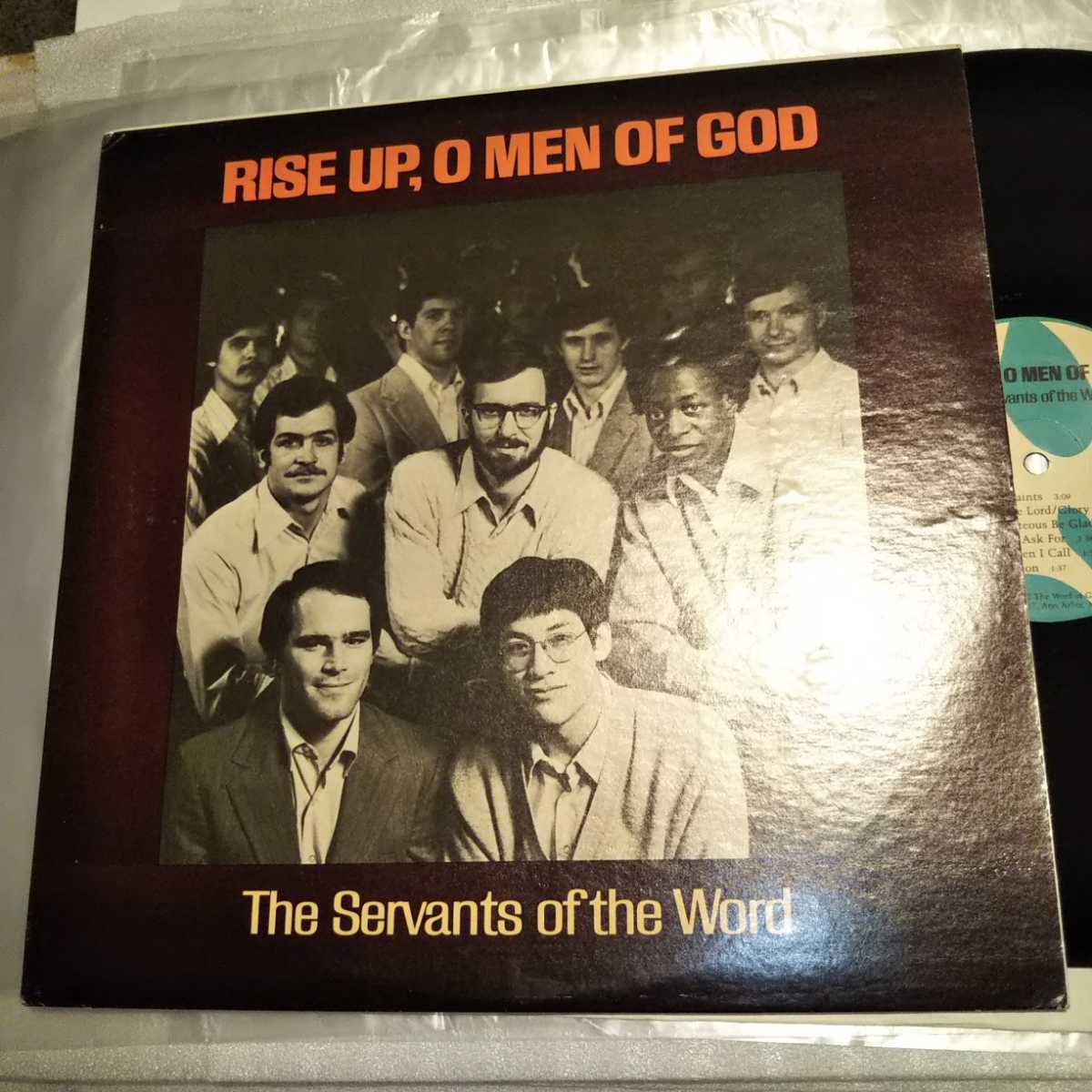 The Servants of The Word Rise Up O Men of God 自主制作盤LP The Word of God USA W/G 8019 クリスチャン・フォーク 男声合唱コーラスCCM_画像1
