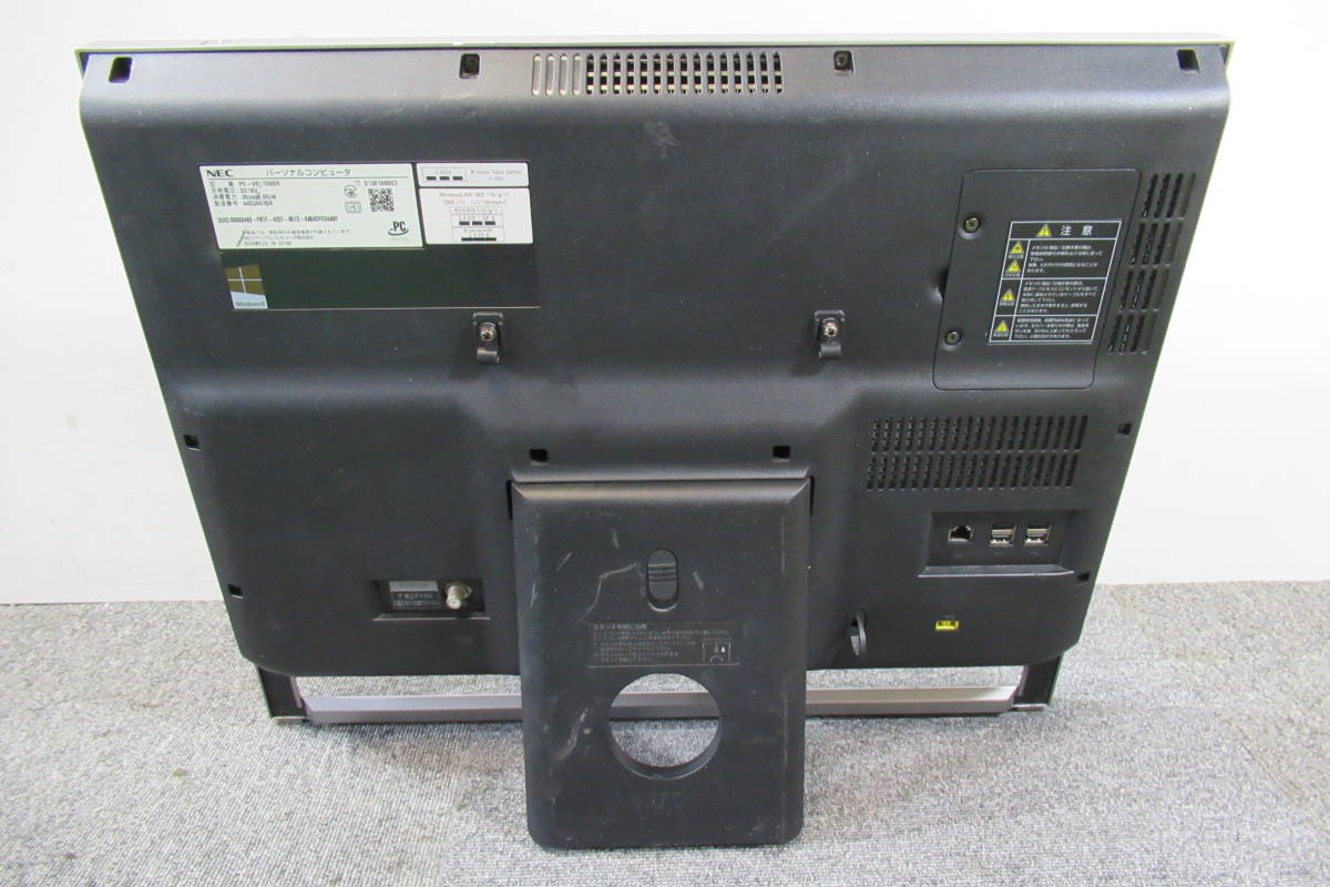 M893棚16　NEC　VALUESTAR　【VS370/S】　パーソナルコンピュータ　モニタ一体型　22インチ_画像3