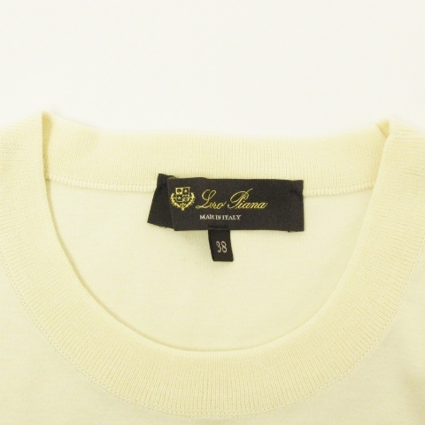 ロロピアーナ 美品 マイT ラウンドネック Tシャツ カットソー 半袖