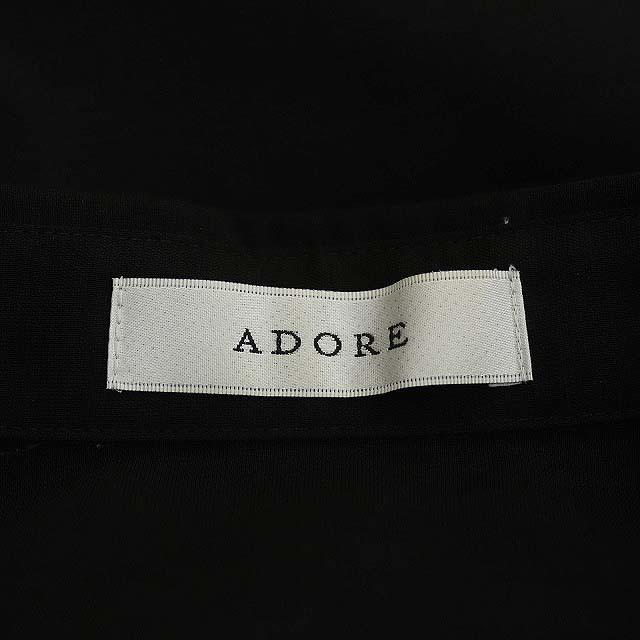 アドーア ADORE 20SS シアーボイルワンピース ロング 七分袖 前開き