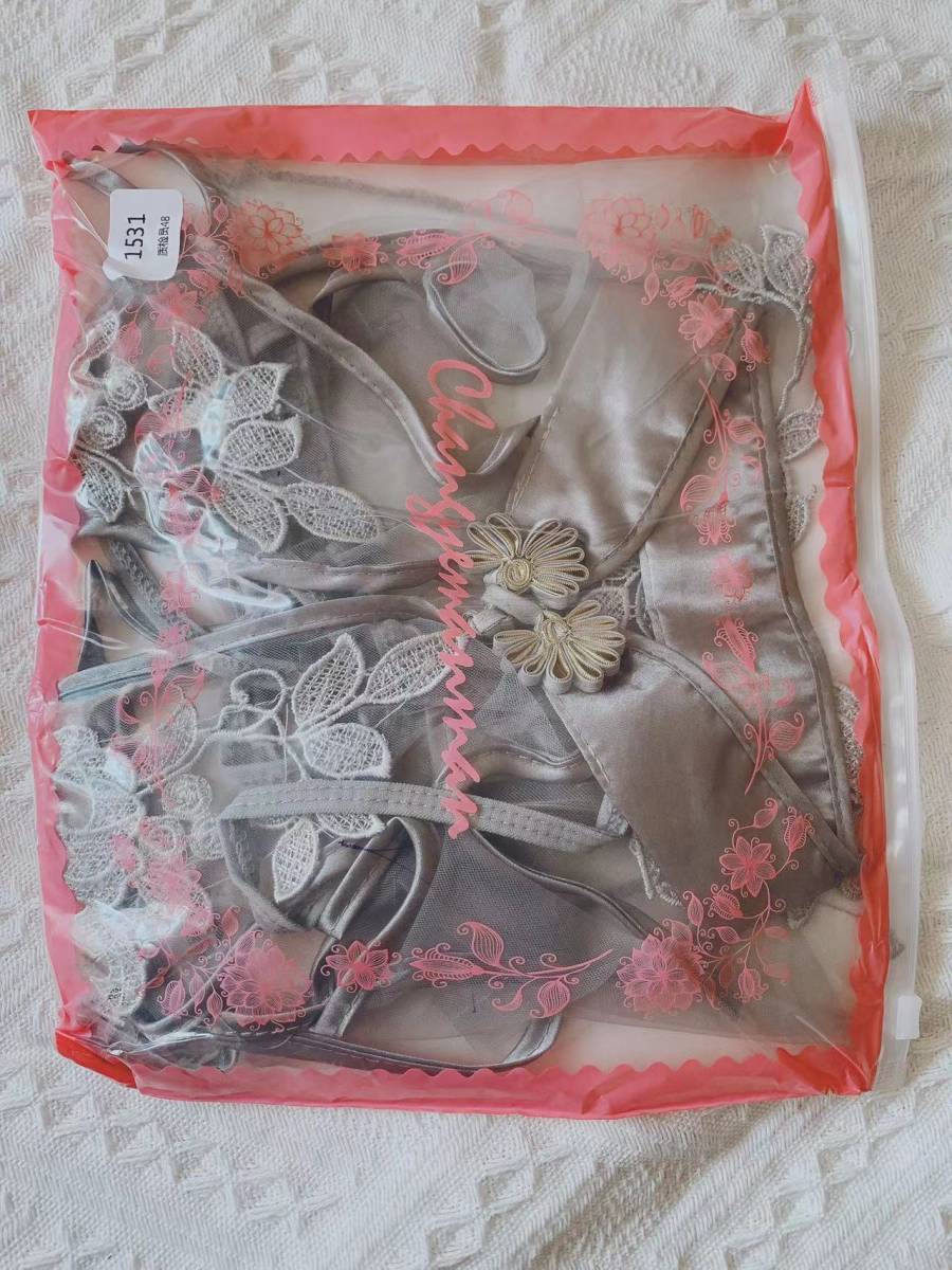 セクシー コスプレ Tパック付き メイド ランジェリー ベビードール メイド服 下着 可愛い 刺繍 コスチューム フリーサイズ