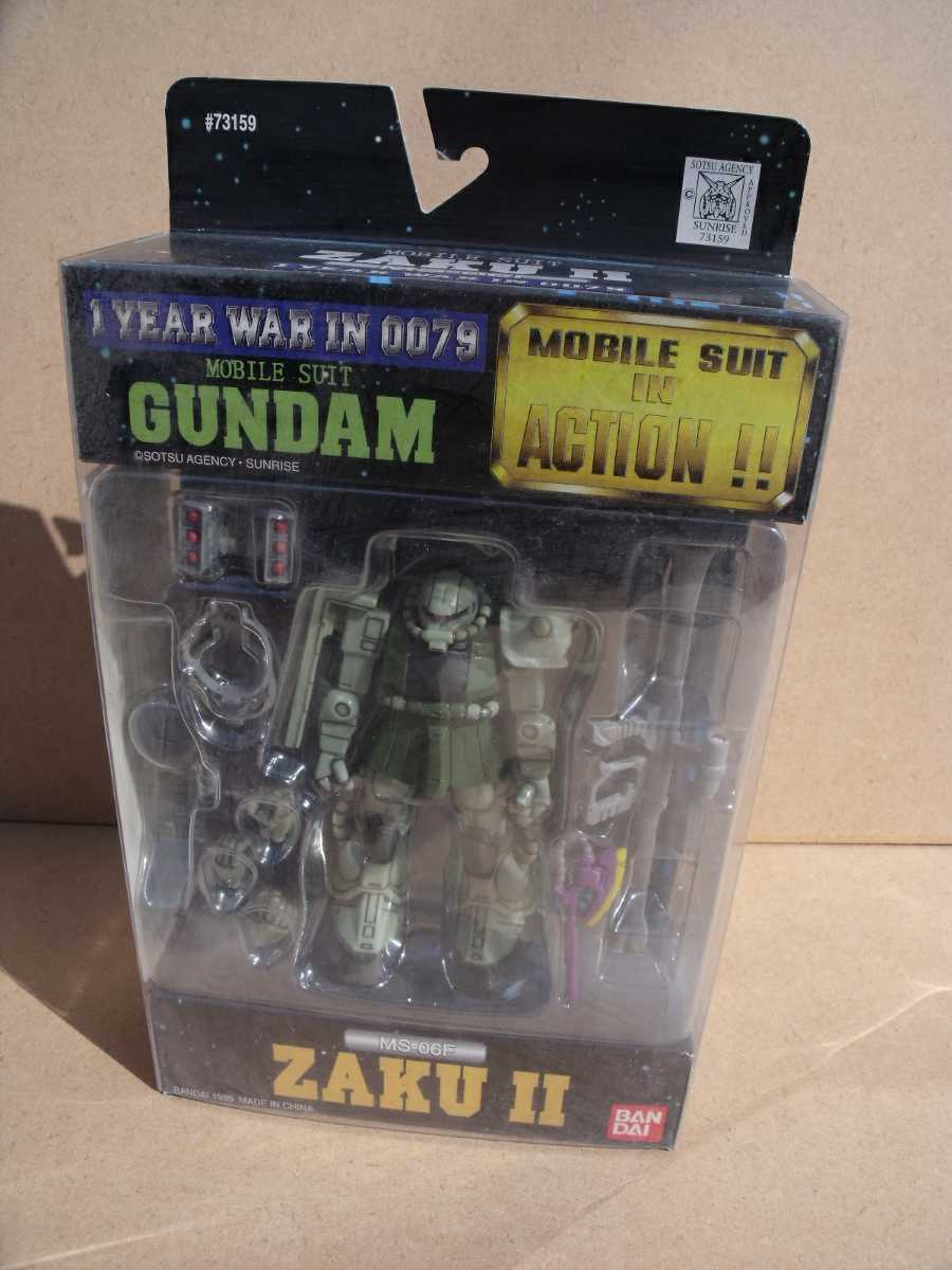 モビルスーツインアクション MS-06 ZAKUⅡ ザクⅡ BANDAIバンダイ