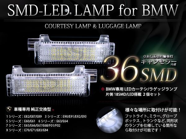 BMW X3 E83 LED ユニットランプ 純正交換 フットランプ ホワイト_画像1