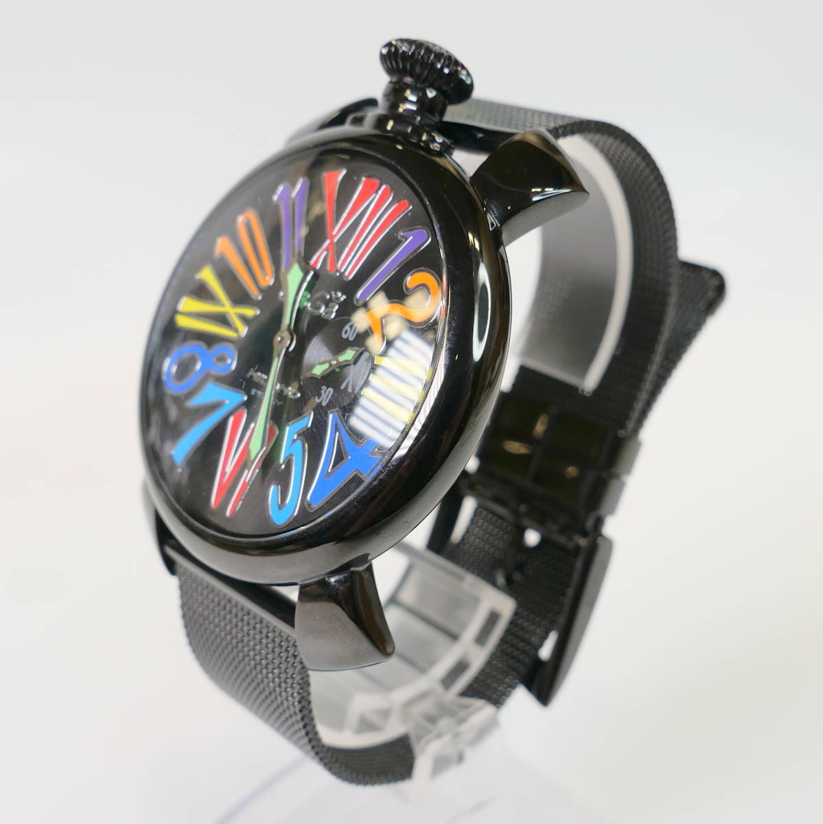 中古美品☆GaGa MILANO ガガ ミラノ 腕時計 マニュアーレ MANUALE 46