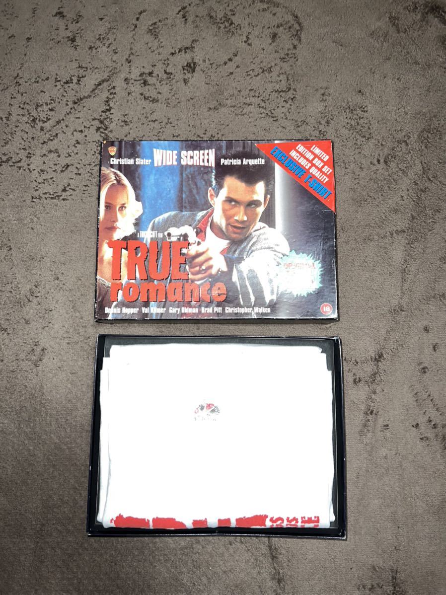 90s ヴィンテージ True Romance ムービー Tシャツ VHS BOXセット 90s ヴィンテージ True Romance ムービー Tシャツ VHS BOXセット