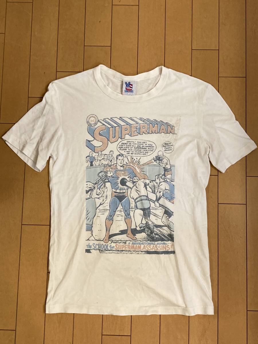 ジャンクフード　スーパーマン半袖Tシャツ　USA製_画像1