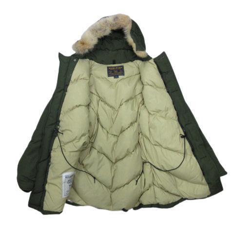 希少 定価約10万円 ダウン100% ウールリッチ WOOLRICH アークティック パーカー USA製 アメリカ製 ジャケット コート コヨーテファー
