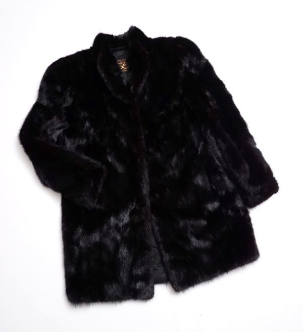 TD9614△*サガミンク SAGA MINK*エレガンスエルファー*ブラックミンク