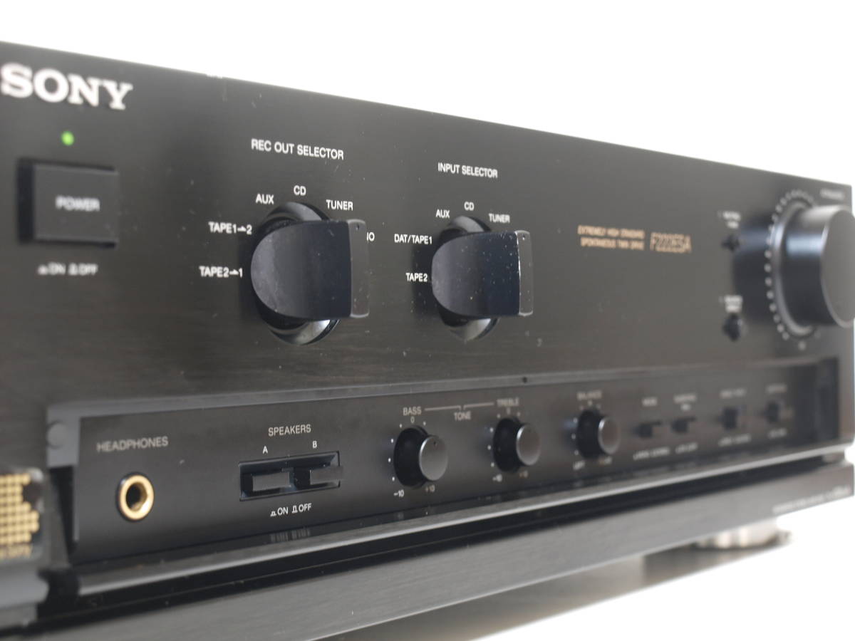 SONY プリメインアンプ TA-F222ESA 【動作品 極美品