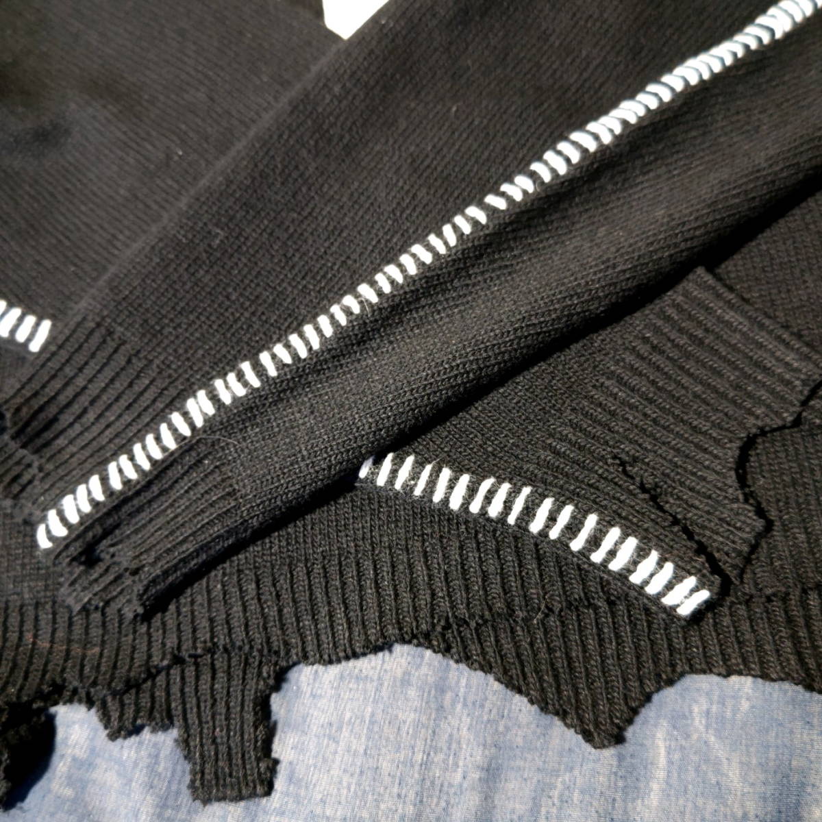 オーバーサイズM SAINT MICHAEL WOOL SWTER SIN セントマイケル オーバーサイズM SAINT MICHAEL WOOL SWTER SIN セントマイケル
