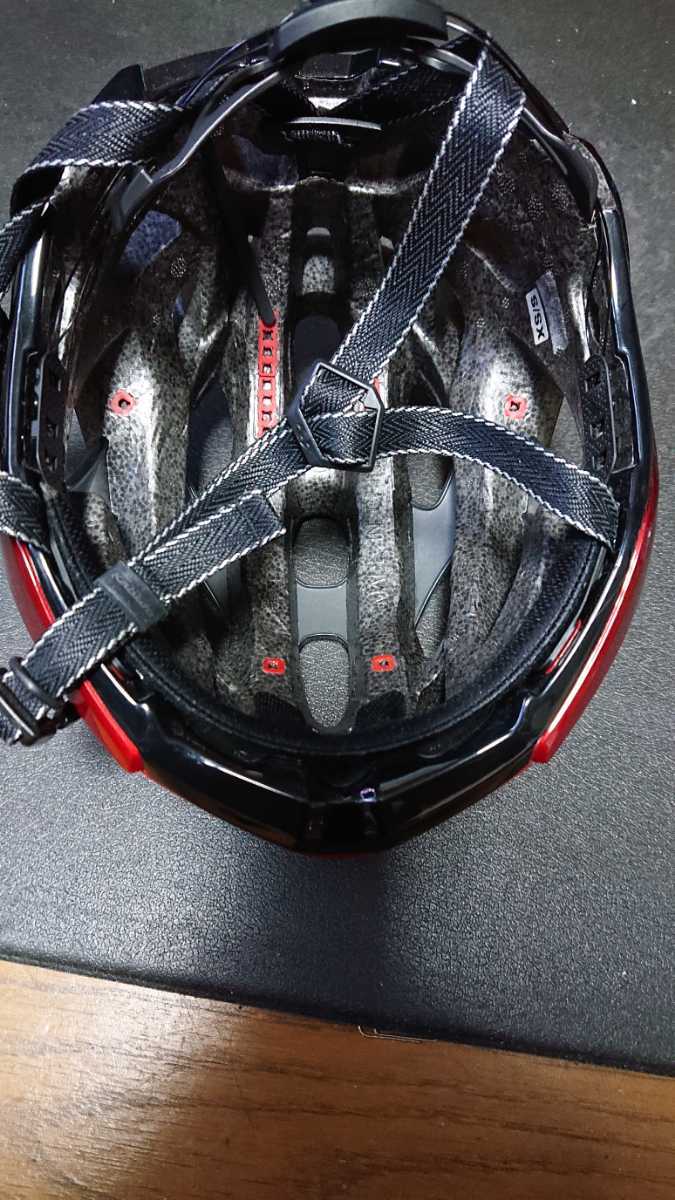 OGK Kabuto カブト IZANAGI イザナギ XS/S メタリックレッド 自転車用
