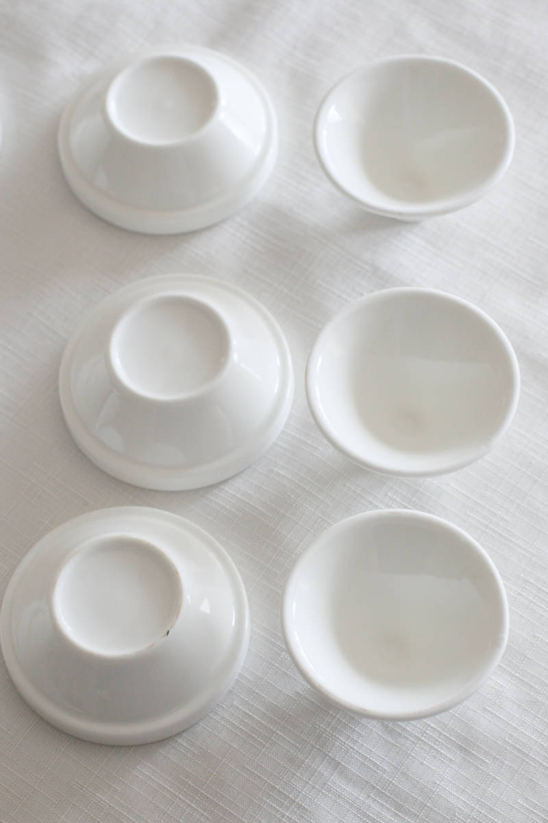 【新品未使用】６個　タジン鍋　小鉢　蓋つき　白　先付け　オシャレ　皿　食器_画像10