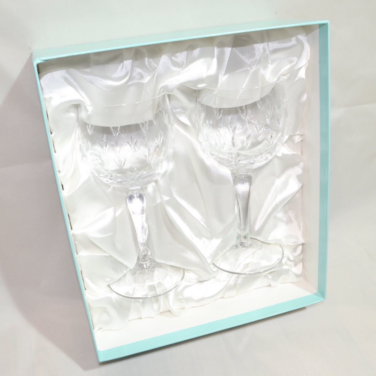 TIFFANY&Co. フローレット ワイングラス フルートグラス 2客セット