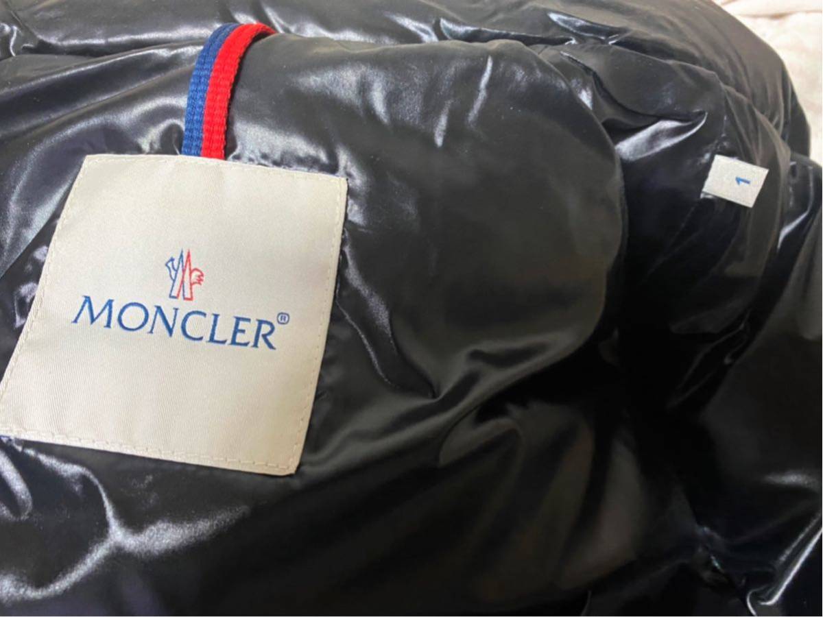 美品☆モンクレール☆MONCLERダウンベストCHEVAL ブラック1シュバル