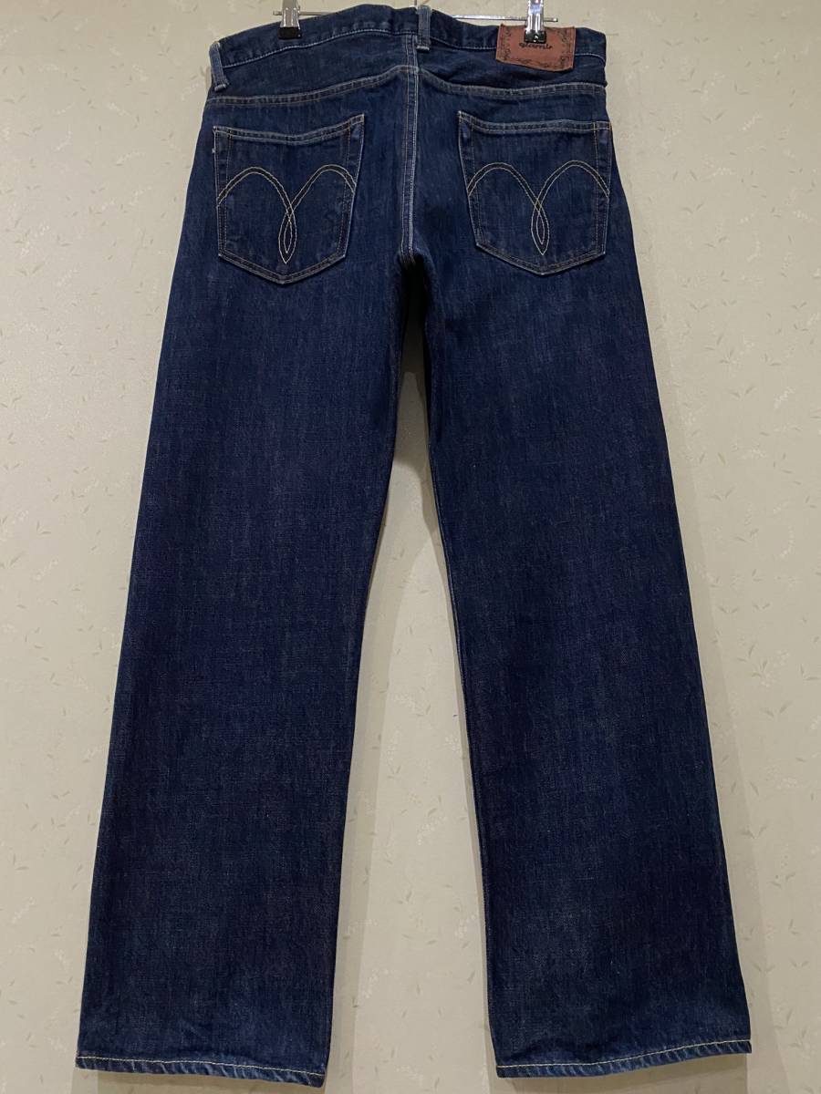 *glamb gram LOT GB08WT/P04 cell bichi button fly Denim pants dark blue made in Japan 2 BJBB.C