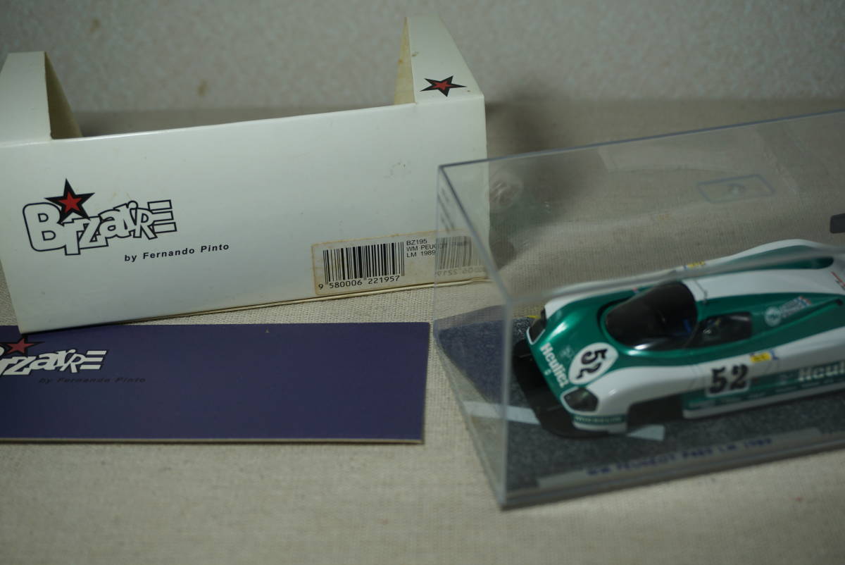 1/43 ルマン 最高速チャレンジ BizarRe WM Secateva P489 Peugeot #52