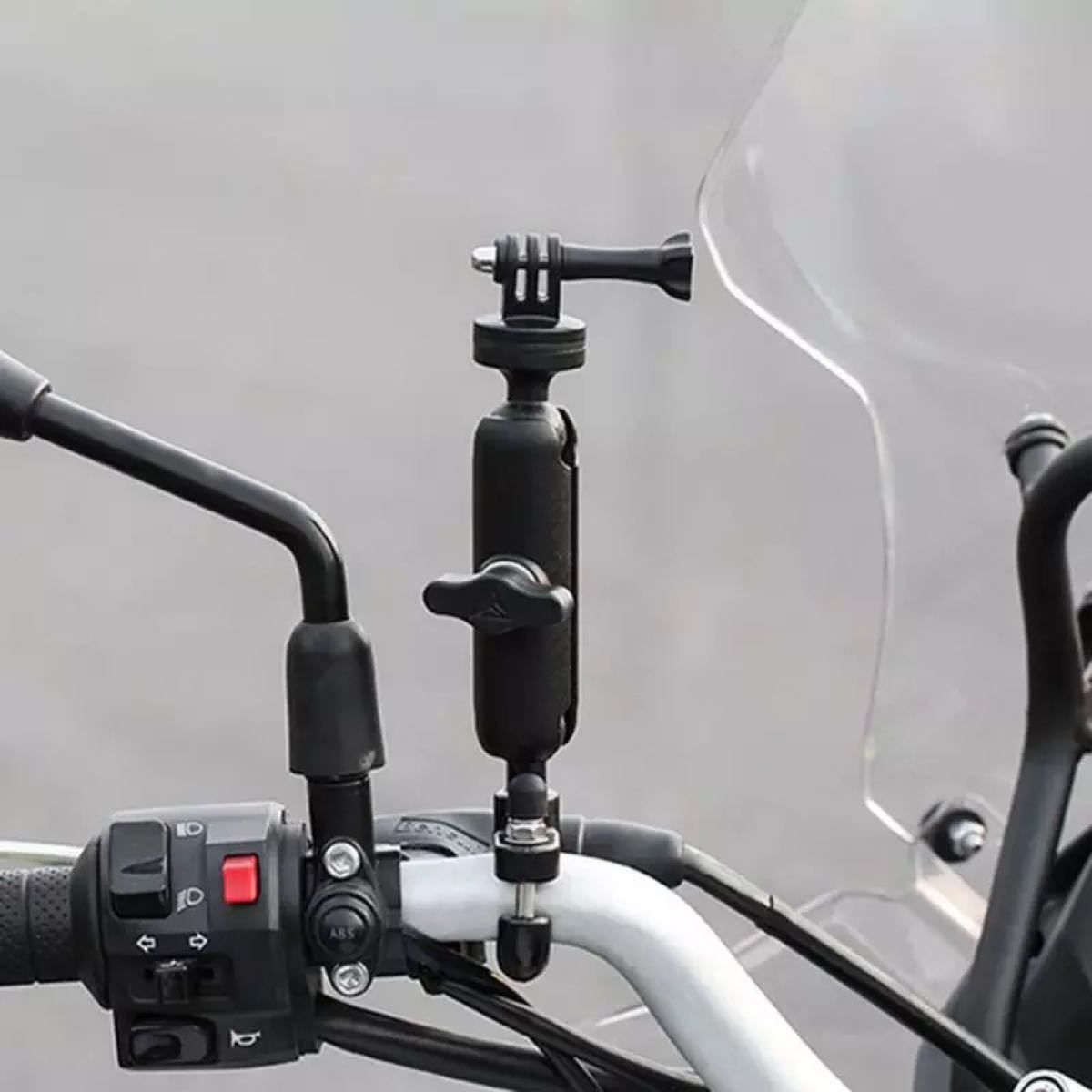 本格派ま！ 送料無料 カメラマウント自転車ハンドル２点可変MOUNTSマウント