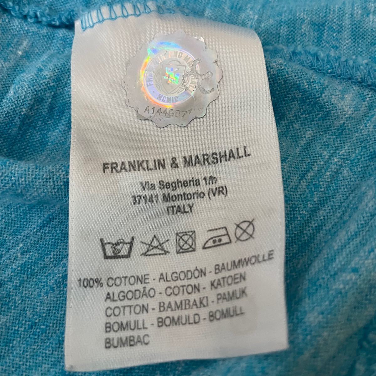 FRANKLIN MARSHAL フランクリンマーシャル　ナンバリング　Tシャツ