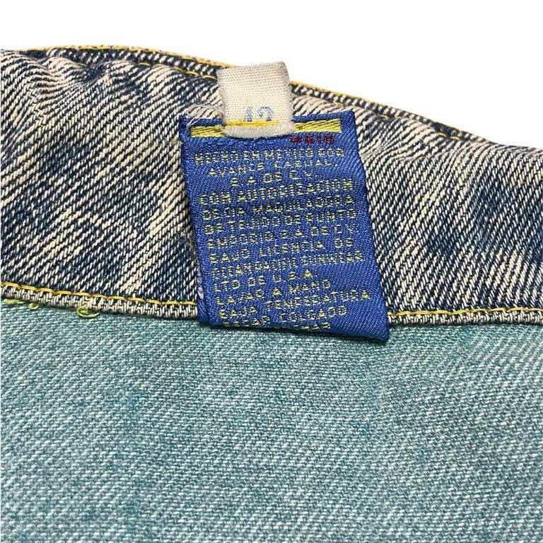 【美品】★90s Ocean Pacific オーシャンパシフィック ケミカルウォッシュ デニムジャケット メキシコ製　42★_画像4