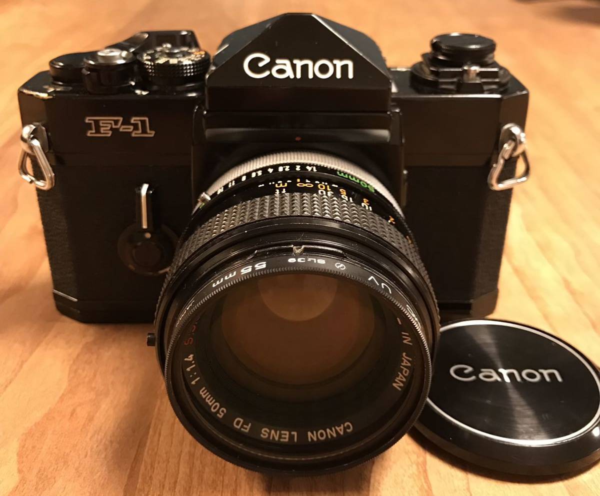 整備済み 完動品 Canon キヤノン F-1 後期 フィルムカメラ FD50mm f1