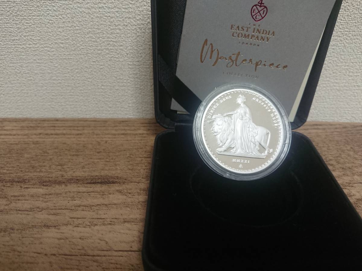 2021年 イギリス領 セントヘレナ 東インド ウナとライオン 銀貨 1 2021年 イギリス領 セントヘレナ 東インド ウナとライオン 銀貨 1
