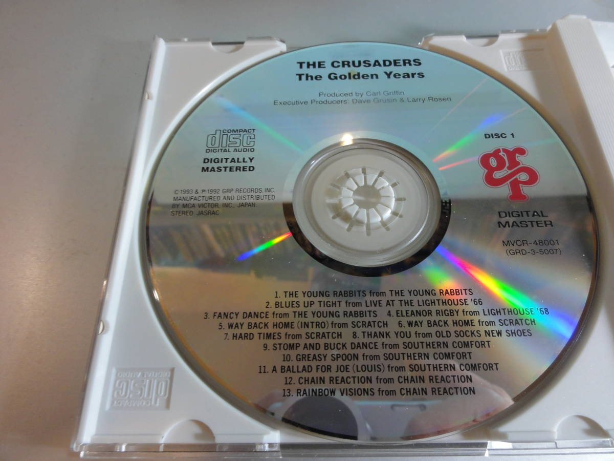 THE CRUSADERS 　　 クルセイダーズ 　　THE 　GOLDEN 　YEARS 　　 国内盤　　３CD_画像3