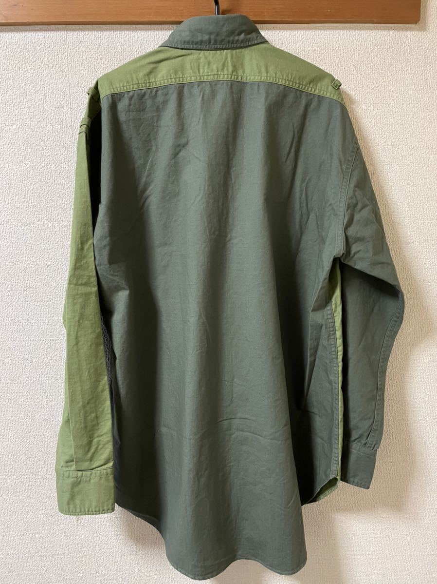 Nigel Cabourn 40s ARMY MIX SHIRT 48 ナイジェルケーボン アーミー